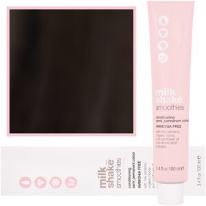 Milk Shake Smoothie Semi-Perm - farba do włosów bez amoniaku 100ml, paleta kolorów 3 | 3N || Ciemny Brąz