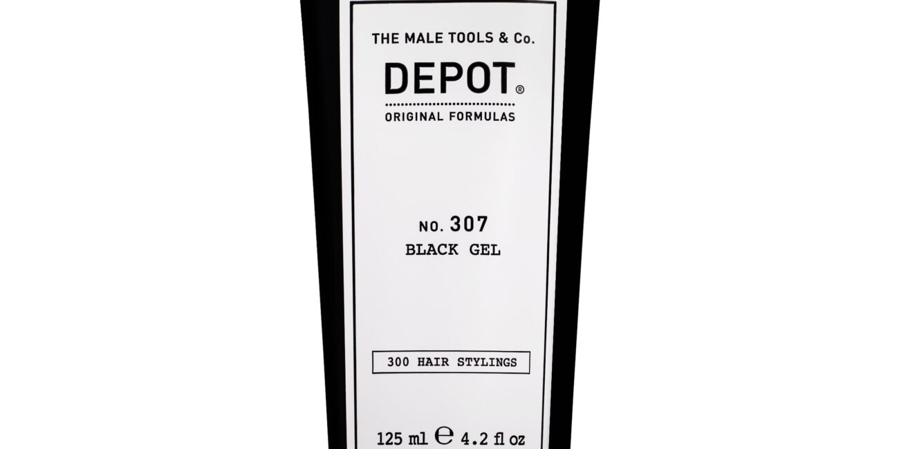 Depot NO. 307 Black Gel - czarny żel do modelowania i maskowania siwych refleksów, 125ml