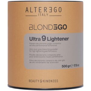Alter Ego BlondEgo Ultra 9 Lightener Powder - rozjaśniacz do włosów w proszku, 500g
