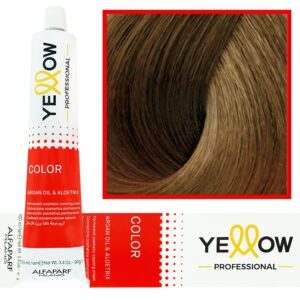 Alfaparf Yellow - trwała farba do włosów z aloesem i kiełkami pszenicy, 100ml 8,3 | Jasny Złoty Blond