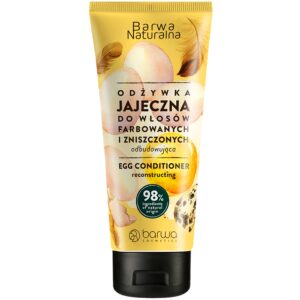 Barwa Naturalna Jajeczna - odbudowująca odżywka jajeczna do włosów, 200ml