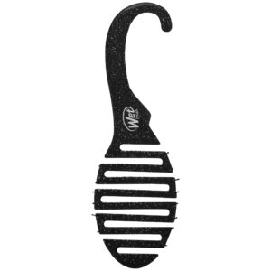 Wet Brush Shower Detangler - szczotka do włosów pod prysznic, różne kolory Glitter Black | Czarny