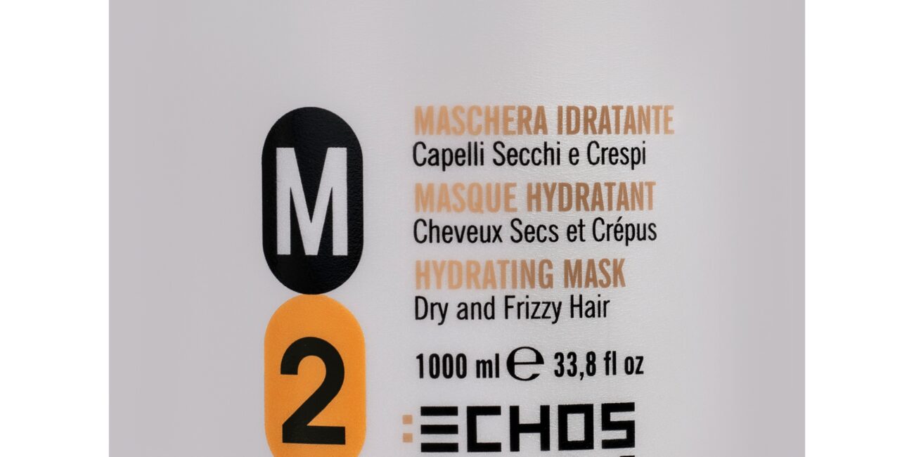 Echosline M2 Hydrating Mask – nawilżająca maska do włosów suchych i puszących się, 1000ml