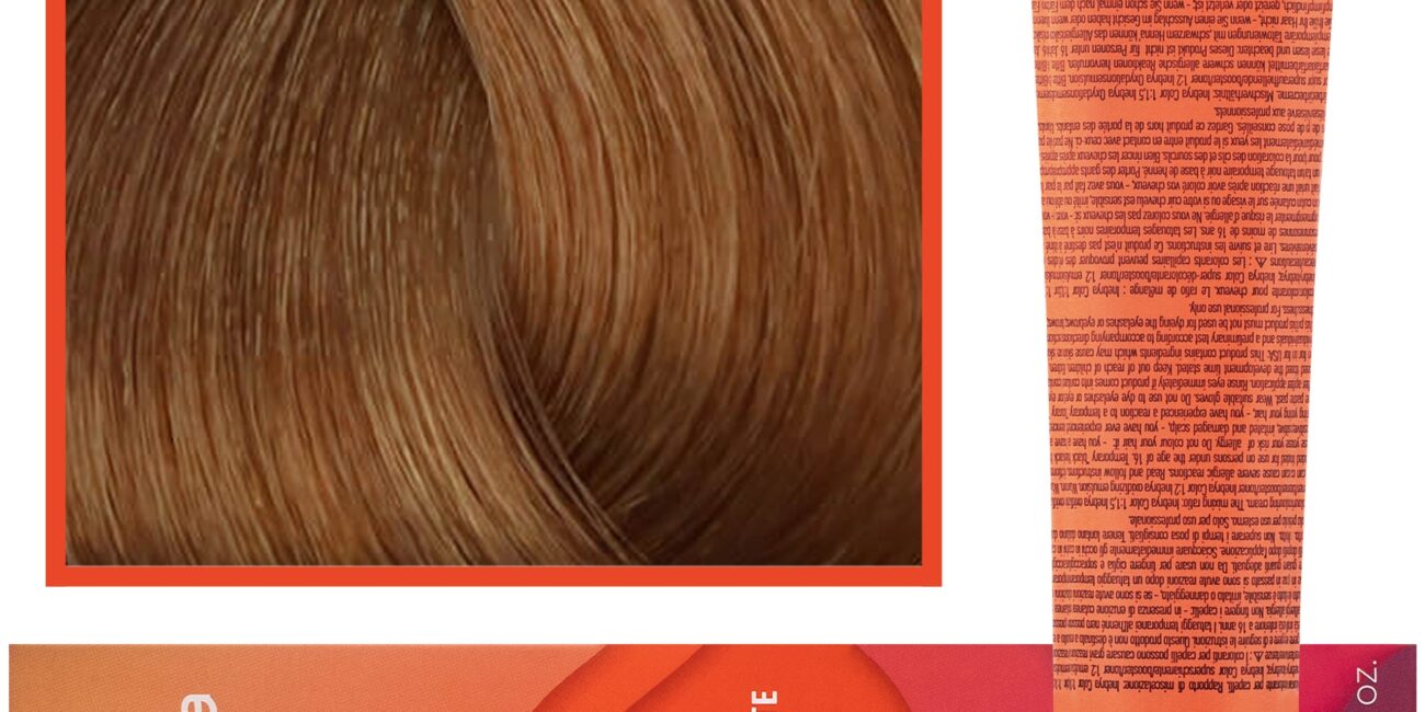 Inebrya Color - farba krem koloryzujący do włosów, 100ml 8/3 | Jasny Złoty Blond