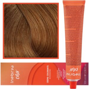 Inebrya Color - farba krem koloryzujący do włosów, 100ml 8/3 | Jasny Złoty Blond