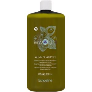 Echosline Maqui 3 All in Shampoo - delikatny szampon nawilżający do włosów zniszczonych, 975ml