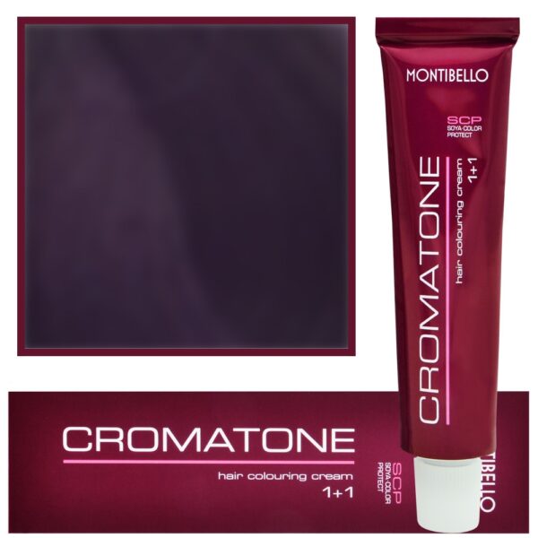Montibello Cromatone farba profesjonalna trwała koloryzacja, 60ml 4,8 | Purpurowy Brąz