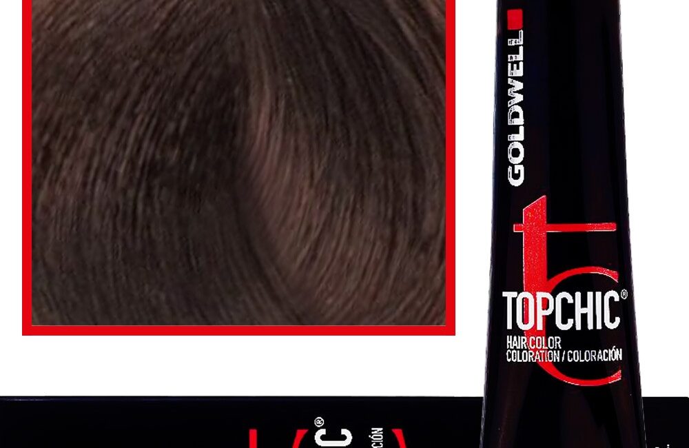 Goldwell Topchic - profesjonalna farba do włosów, 60ml 5-NN Ekstra Mocny Jasny Naturalny Brąz