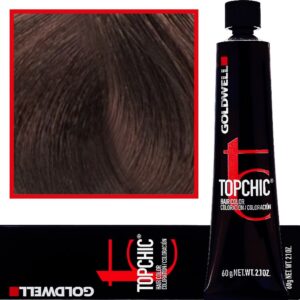 Goldwell Topchic - profesjonalna farba do włosów, 60ml 5-NN Ekstra Mocny Jasny Naturalny Brąz