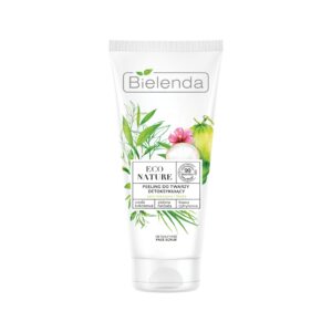 Bielenda Woda kokosowa + Zielona Herbata + Trawa Cytrynowa - peeling do twarzy detoksykujący