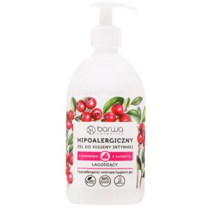 Barwa Cosmetics - łagodzący hipoalergiczny żel do higieny intymnej z żurawiną, 500ml