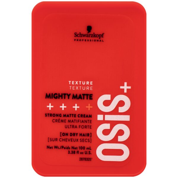 Schwarzkopf OSIS+ Mighty Matte - krem utrwalający z naturalnymi woskami, 100ml