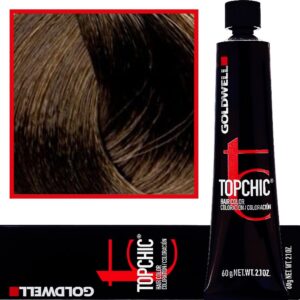Goldwell Topchic - profesjonalna farba do włosów, 60ml 7-BG Średni Blond Beżowo-Złoty