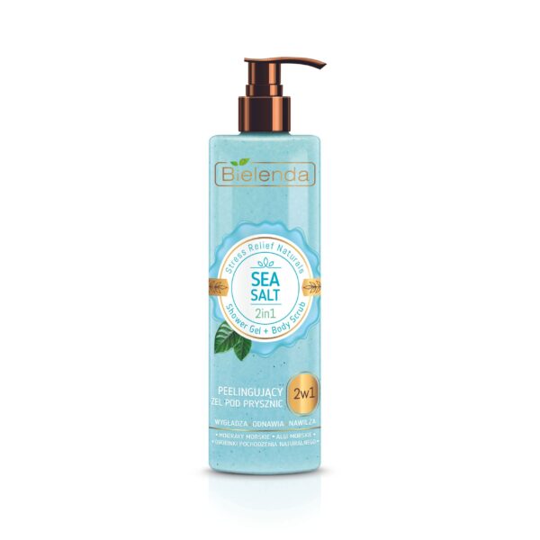 Bielenda Sea Salt 2w1 Żel do kąpieli + Peeling