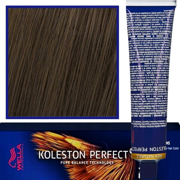 Wella Koleston Perfect Me profesjonalna farba do koloryzacji włosów 60ml 4/00 Intensywny Naturalny Średni Brąz