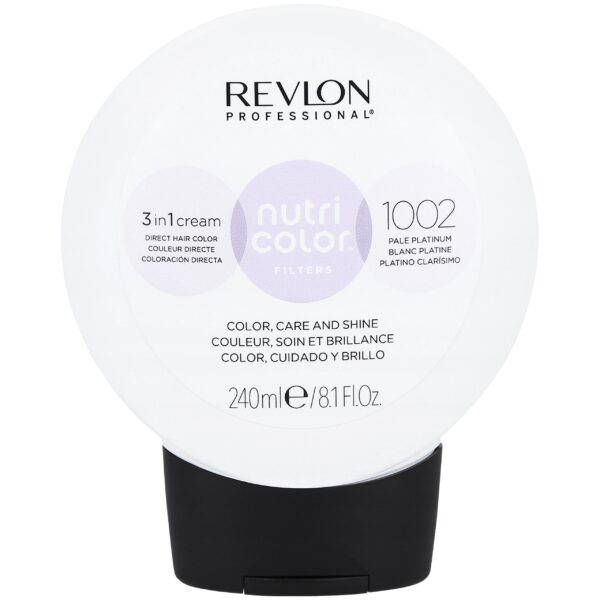 Revlon Nutri Color Mask - Maska koloryzująca do włosów, 240ml 1022 Intensywnie Platynowy