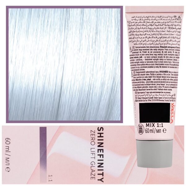 Wella Shinefinity Zero Lift Glaze - profesjonalna farba do włosów, 60ml 08/8 | Jasny Naturalny Blond