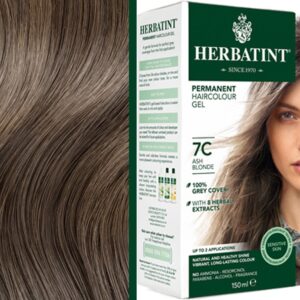 Herbatint trwała farba do włosów z ekstraktami ziołowymi 150ml 7C Popielaty Blond