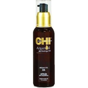 CHI Argan Oil - profesjonalne serum wygładzające do włosów zniszczonych matowych, 89ml