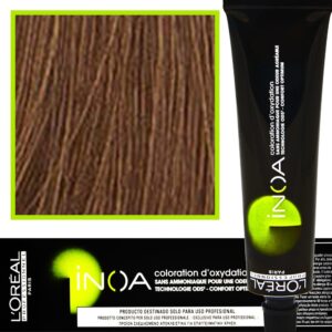 Loreal Inoa farba do włosów głęboki i trwały kolor dodatkowa ochrona włosa 60 ml 7.8 Blond Mokka