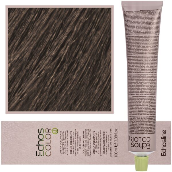 Echosline Echos Color Colouring Cream - wegańska farba do włosów, 100ml 8,11 | Bardzo Zimny Jasny Blond