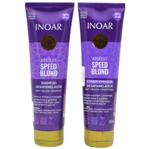 Inoar Absolut Speed Blond Duo Pack do włosów blond oraz siwych 250ml