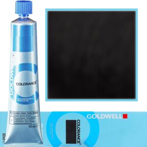 Goldwell Colorance - profesjonalna farba do półtrwałej koloryzacji, 60ml 2N | Naturalna Czerń