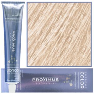 Proximus Supreme Color Nanotechnology – profesjonalna farba do włosów z kwasem hialuronowym, 100ml 12R | Super Rozjaśniający Wzmacniacz