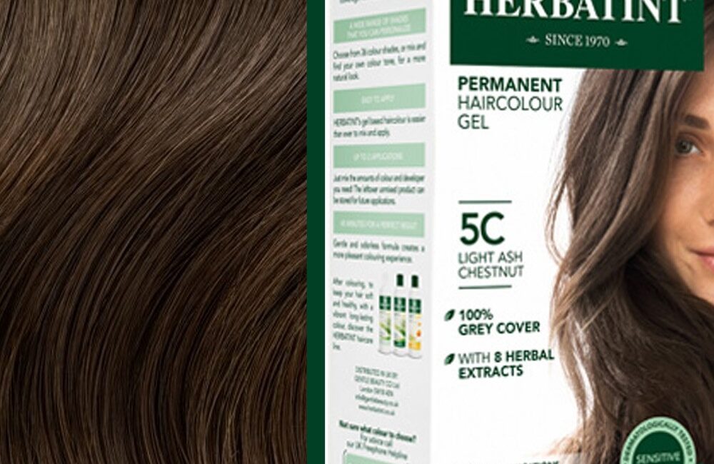 Herbatint trwała farba do włosów z ekstraktami ziołowymi 150ml 5C Jasny Popielaty Kasztan