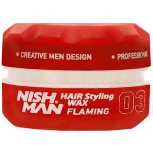 Nishman Hair Wax Flaming 03 - wodna pomada do włosów, 150ml