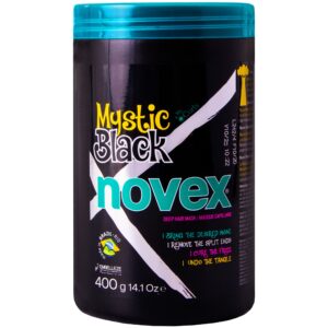 Novex Deep Hair Mystic Black - maska do włosów zniszczonych z olejkiem z baobabu, 400g