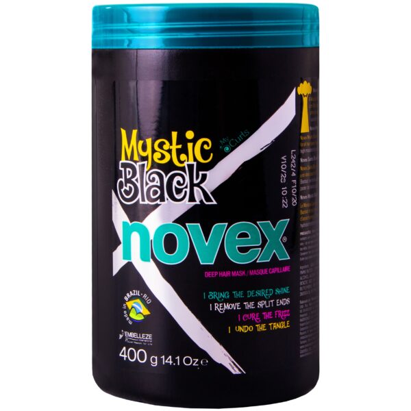 Novex Deep Hair Mystic Black - maska do włosów zniszczonych z olejkiem z baobabu, 400g