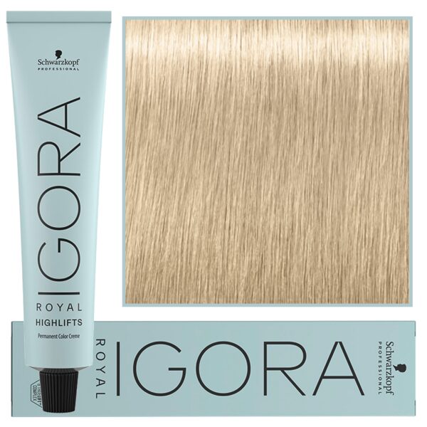 Schwarzkopf Professional Igora Royal Highlifts - farba do włosów o rozjaśniającej formule, 60ml 12-1 | Specjalny Blond Cendre