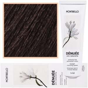 Montibello Denuee – naturalna wegańska farba do włosów bez amoniaku, 60 ml 4,61 | Popielaty Kasztanowy Brąz