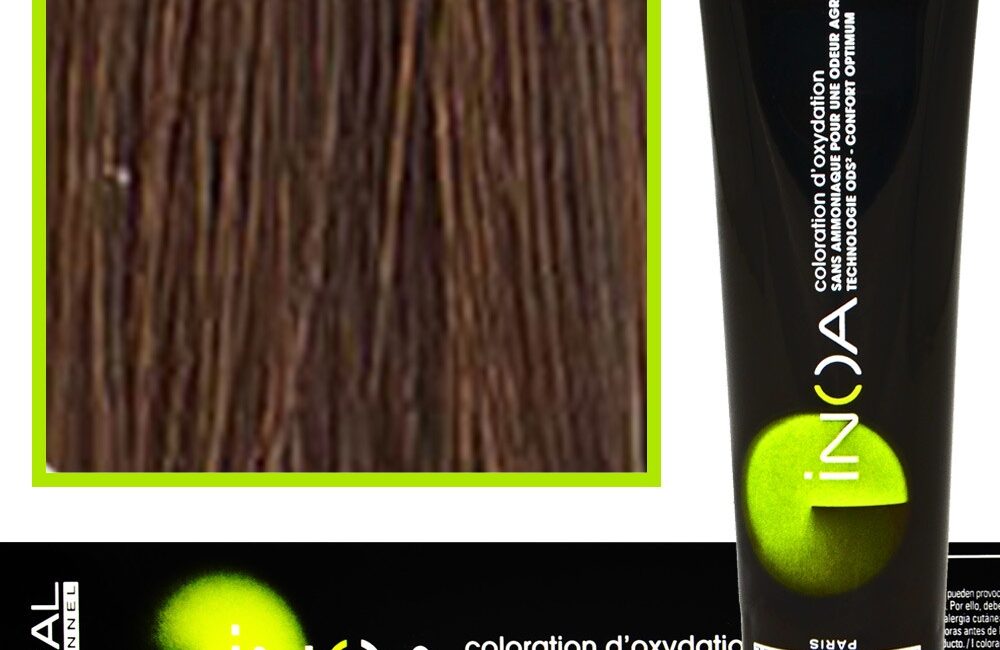 Loreal Inoa farba do włosów głęboki i trwały kolor dodatkowa ochrona włosa 60 ml 6.32 Ciemny Blond Złocisto - Opalizujący