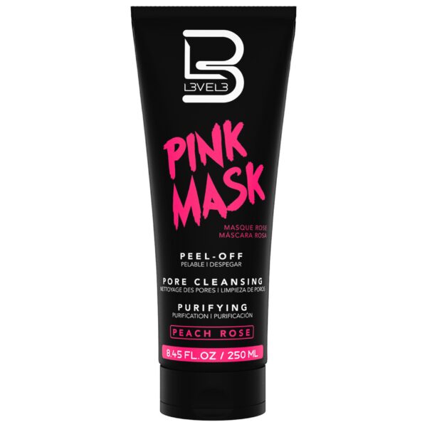 L3VEL3 Pink Peel-off Mask - oczyszczająca różowa maska do twarzy, 250ml