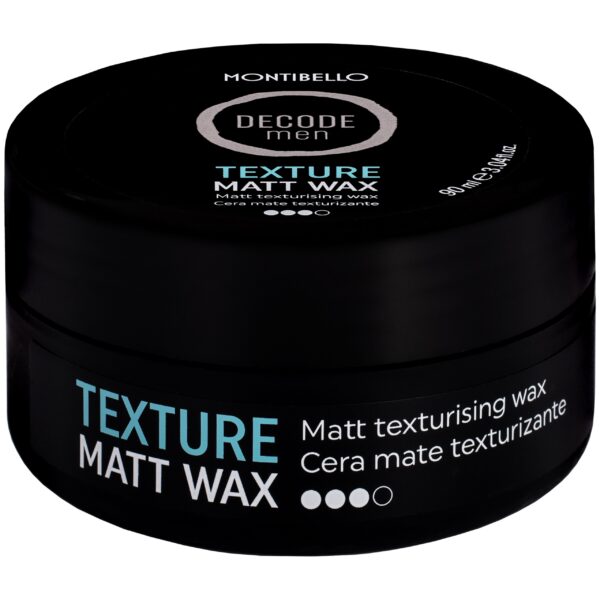 Montibello Men Texture Matt Wax wosk mocno utrwalający łatwo się zmywa 90 ml