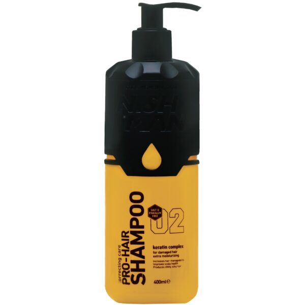 Nishman Correcting Care 02 Keratin Complex - szampon do włosów, 400ml
