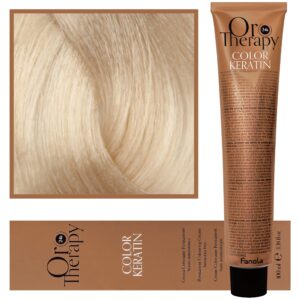 Fanola Oro Therapy - farba do włosów bez amoniaku, pełna paleta kolorów 10,0 | Blond Platynowy