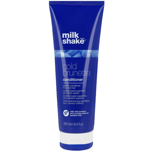 Milk Shake Cold Brunette Conditioner - ochładzająca kolor odżywka do włosów brązowych, 250ml
