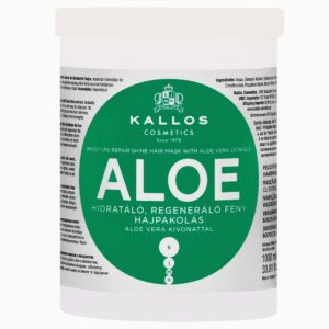 Kallos Aloe Moisture Repair Mask - nawilżająca maska do włosów suchych z aloesem, 1000ml
