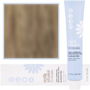 Milk Shake 9 Minutes - farba do włosów 100ml, pełna paleta kolorów 9,1 | 9A || Popielaty Bardzo Jasny Blond