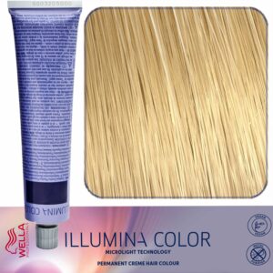 Wella Illumina Color - profesjonalna farba do włosów, 60ml 9/37 - Bardzo Jasny Blond Złoto Brązowy