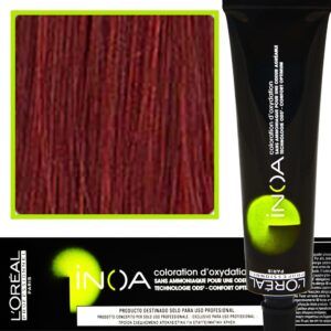 Loreal Inoa farba do włosów głęboki i trwały kolor dodatkowa ochrona włosa 60 ml 6.66 c Ciemny Blond Czerwono - Miedziany Carmilane