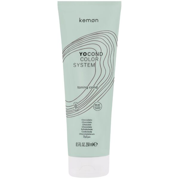 Kemon Yo Cond Color System Toning Conditioner - koloryzująca odżywka do włosów, 250ml Cioccolato | Czekolada