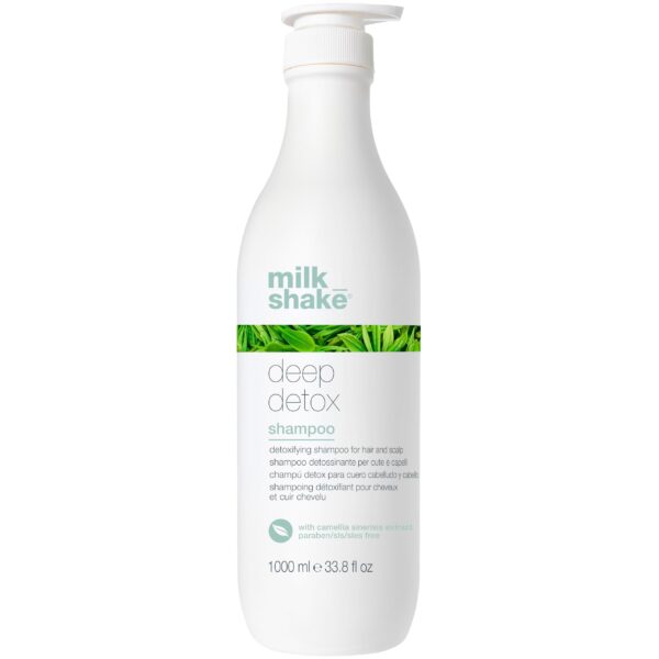 Milk Shake Deep Detox Shampoo - głęboko detoksykujący szampon do włosów, 1000ml