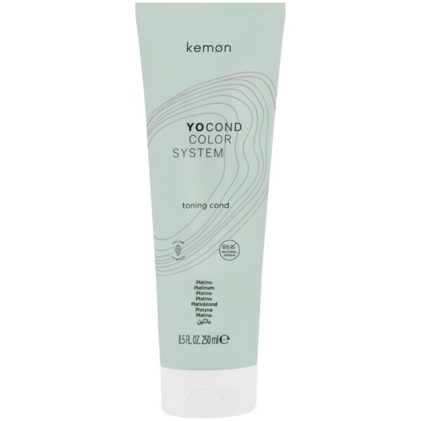Kemon Yo Cond Color System Toning Conditioner - koloryzująca odżywka do włosów, 250ml Platino | Platyna