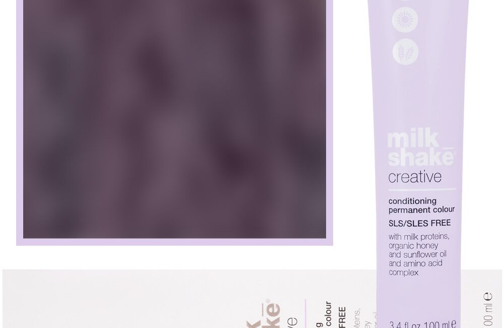 Milk Shake Creative - farba do włosów 100ml, pełna paleta kolorów 4,7 | 4V || Średni Fioletowy Brąz
