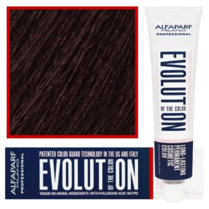 Alfaparf Evolution - wegańska farba do koloryzacji włosów, 60ml 5,5 | Jasny Mahoniowy Brąz