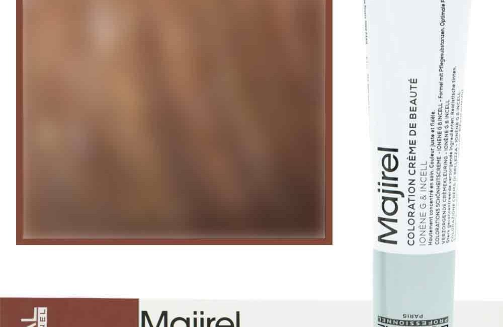 Loreal Majirel - profesjonalna farba do włosów, paleta kolorów, 50ml 7.31 Blond Złocisto-Popielaty